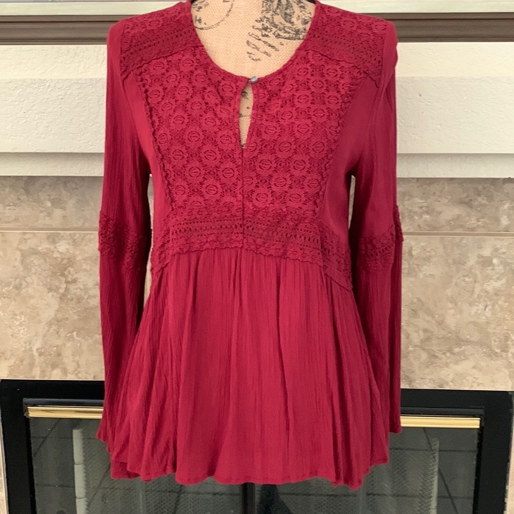 Hollister Boho Long Sleeve Blouse